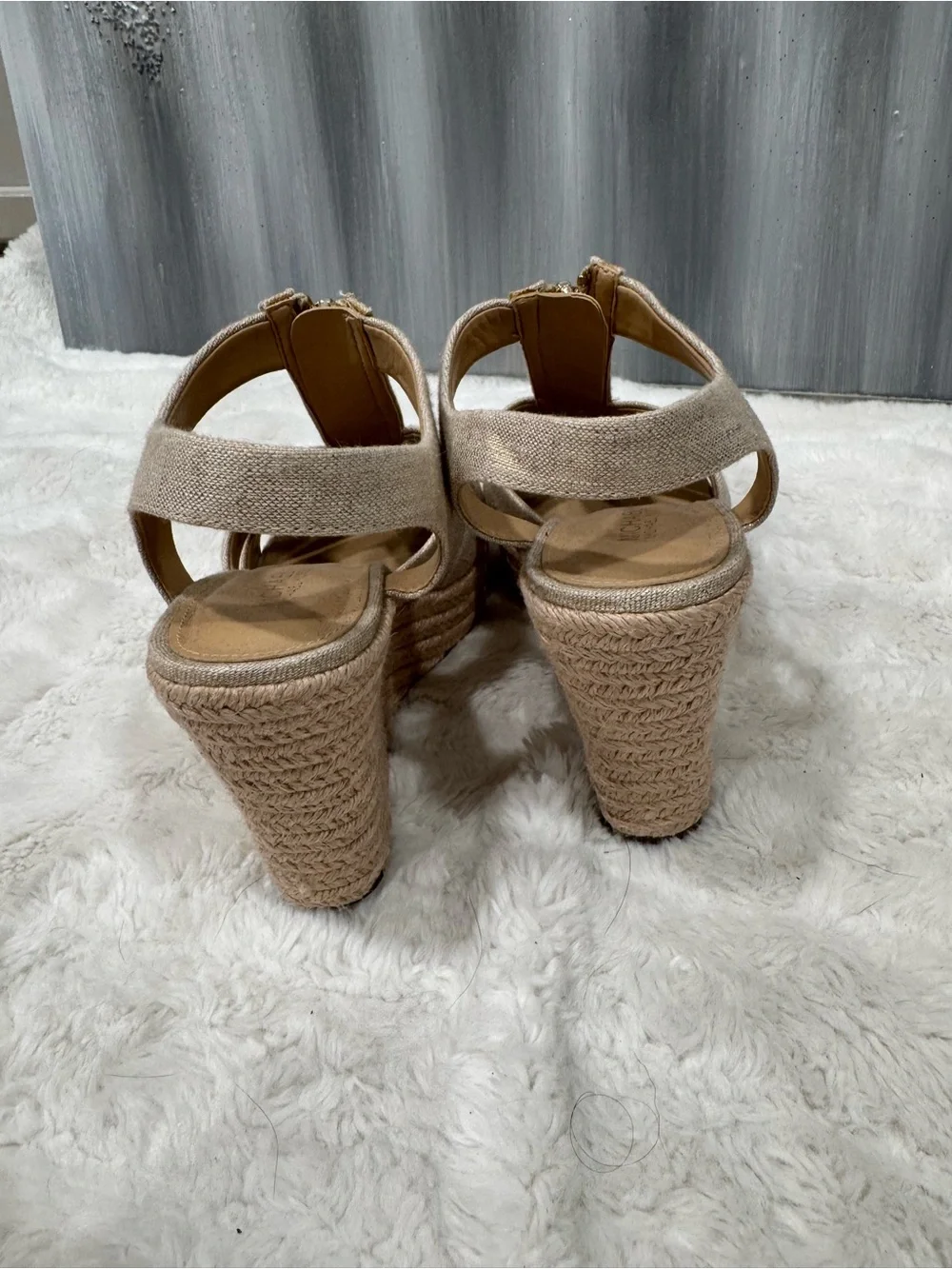 Michael Kors Berkley Weave Canvas Espadrille Wedge